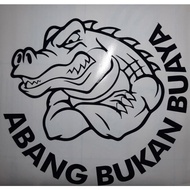 Sticker buaya darat 8 inci / cutting sticker
