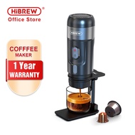 HiBREW Portable Coffee Machine for Car &amp; HomeDC12V Expresso Coffee Maker Fit Nexpresso Dolce Pod Capsule Coffee Powder H4A