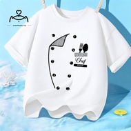 Chef Apron Printed Tshirt Budak | Ready Stock | Tshirt Budak Lelaki | 100% Cotton | Premium | Fashio