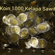 Uang Koin lama 1000 kelapa sawit cocok untuk mahar nikah dan koleksi