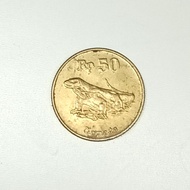 Uang koin 50 rupiah 1996 komodo