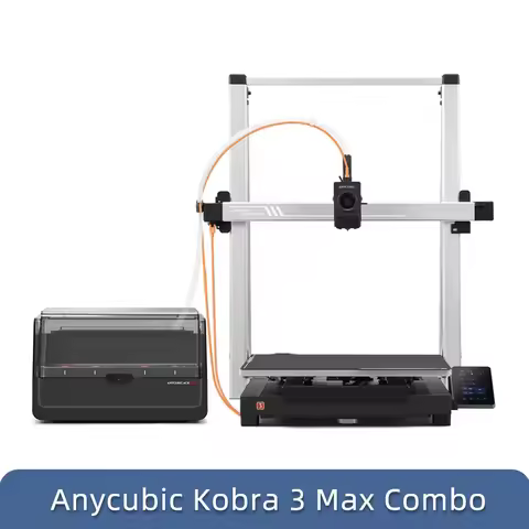 ANYCUBIC Kobra 3 Max Combo FDM 3D Printer Up to 600mm/s Maximum Print Speed Massive Build Volume 500