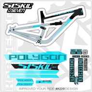 Decal Frame SISKIU D7 2021 2022+Fork ROCKSHOX Custom KLATEN DECAL BIKE Bicycle Sticker