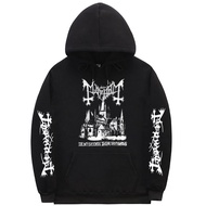 The New Mayhem Deathcrush Euronymous Dead Varg Graphic Hoodie Men Women Fashion Casual Oversized Hoo