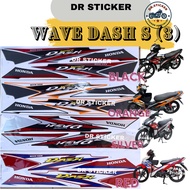 DASH125S RACING STRIPE STICKER STIKER HONDA WAVE DASH S DASHS (3) WAVEDASHR BODY COVERSET COVER SET 