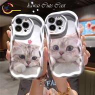 CUTE CAT CUSTOM CASING MELTING SOFTCASE FOR J2 PRIME GRANDPRIME A02S A03 A1 A1K A3S 5 5i 8 A1 A2 Y02