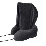 Travel Pillow for Airplane Memory Foam Hooded Travel Pillow for Airplane Case Airplane Headrest Pill