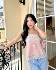 Blair Lace Top เสื้อลูกไม้สายเดี่ยว