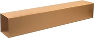 Aviditi T8848OUTER Telescoping Corrugated Cardboard Box 8 1/2" L x 8 1/2" W x 48" H, Kraft, for Shipping, Packing and Moving (Pack of 20)