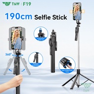 HP TNW L16 Tongsis Tripod F19 Bluetooth Tongsis Tripod Remote 4in1 Tongsis Handphone Pangjang 190CM 