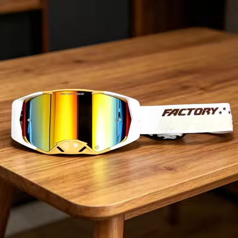 FXR Men Motocross Goggles Anti-Fog UV400 Motorcycle Sunglasses Windproof Cycling Racing Off-Road Mot