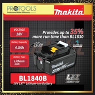 MAKITA BATTERY 18V LXT LITHIUM ION BATTERY BL1830B / BL1840B / BL1850B / BL1860B [ MAKITA 18V ]