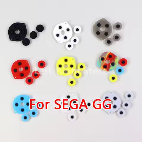 1set Replacement For Sega GG Controller Silicone Conductive Rubber Pad Button Key Pads Button For Se