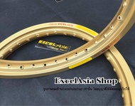 ขอบล้อ Excel Asia แท้ สีทองอ่อน (ราคาต่อวง) ขนาด 1.40 1.60 1.85 ขอบ 17 เลือกขนาดได้