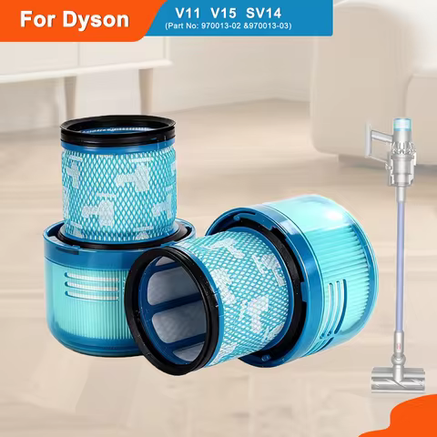 3-Piece Set (2 Filter Elements + 1 Brush) Compatible with V15 Detect, V15 Detect Absolute, V15 Detec