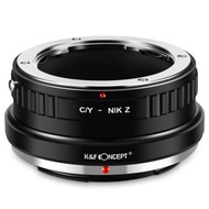 K&amp;F Concept Adapter for Contax Yashica Mount Lens to Nikon Z Camera Z6 Z7