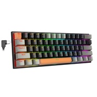 E-YOSO Z-11 Mechanical Gaming Keyboard 61 KEY Black Grey RGB