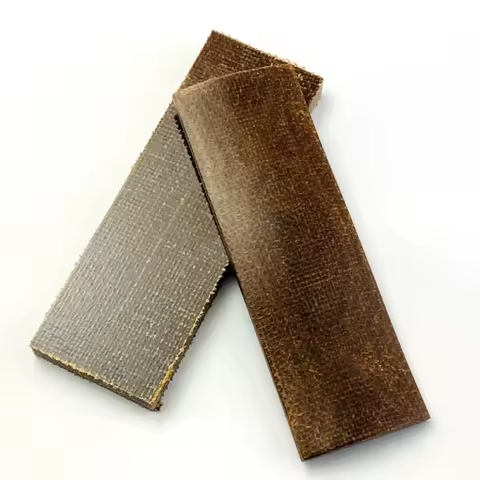 1 Piece DIY Knife Handle Materials: Space Board & Linen Micarta, Two Sizes for Handmade Knife Crafti