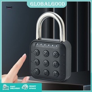 6 Digit Outdoor Waterproof Padlock Intelligent Fingerprint Unlocking Padlock Indoor and Outdoor Padl