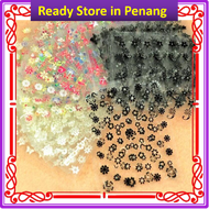 10 pcs/set Flower Nail Sticker Nail Sticker Nail Sticker black white colorful Nail Sticker