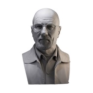 8cm Breaking Bad Walter White Hector Salamanca Mike Ehrmantraut Resin Bust Statue Unpainted Figure M