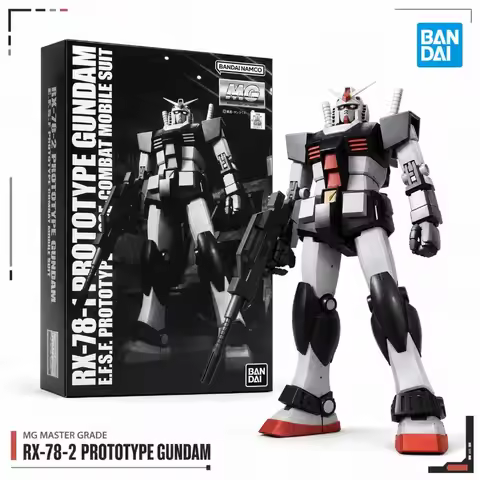 Bandai Original PB MG 1/100 RX-78-1 Prototype Gundam MSV Japanese Anime Mecha Robot Action Figures A
