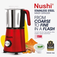 NUSHI COMPACT SIZE /  ALL IN ONE STAINLESS STEEL / MIXER GRINDER / WET AND DRY /  BLENDER / POWERFU