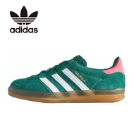 Adidas GAZELLE Green Pink Sneakers Low Cut Indoor Unisex