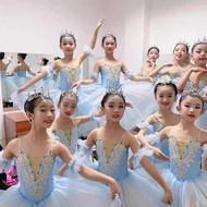 Children Little Swan Dance Costume Ballet Costume Ballet Costume Girls Pettiskirt Practice Costume B
