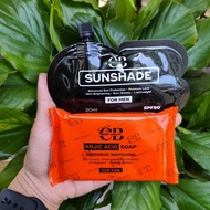 Kojic Acid Soap + Sunshade Sun Protection FOR MEN Combo by Cosmi Beautii Skincare