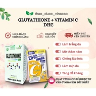 [1 MONTH] Combo Glutathione Collagen GH and Vitamin C DHC whitens skin, fades melasma, fades dark sp