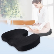 เบาะรองนั่ง Memory Foam เพื่อสุขภาพ (สีดำ น้ำเงิน น้ำตาล ) เบาะนั่งสำหรับผู้สูงอายุ พิงหลัง เบาะสำห