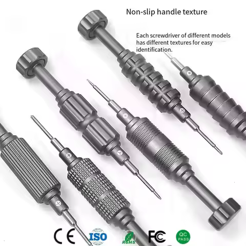 TE674 Superhard Combat Precision Screwdriver 0.6 0.8 1.2 1.5 T2 2.5 For IPHONE IPAD Clocks Watches T