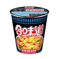 日清合味道 夜宵桶裝充饑方便泡麵 速食杯麵 ，口味：赤海鮮濃蝦湯（新舊包裝隨機發貨）