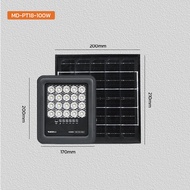 MODI ไฟสปอตไลท์โซล่าเซลล์ 100W200W300W400W แสงขาว  Monocrystalline รีโมทคอนโทรล  Solar Light สปอตไลท