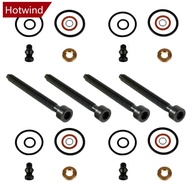 HOTWIND 4Set Pump Nozzle Seal Kit Expansion Screws Injector Seals Kit And Bolts Fits Bosch For Vw 1.