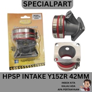HPSP INTAKE CNC Y15ZR 42MM TENGKUK BUJUR Y15ZR SIZE 42MM