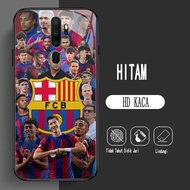 Y-17 Club_Barce_lona HD Glass Casing for OPPO Reno 2F A5 F11 12F 2Z F17 A9 2020 Pro Case