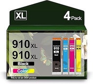 910XL Ink Cartridges Replacement for HP 910 910XL Ink Compatible with HP OfficeJet 8010 8020 Pro 803