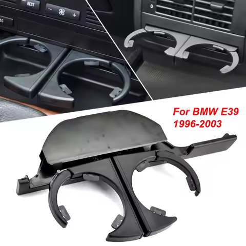 Front Rear Dual Car Drink Cup Holder For BMW E39 520i 525i 528i 520d 1997-2003 51168184520 511681902