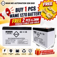 [Ready Stock] WAME 1270 Backup Battery 12V 7AH