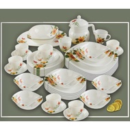 Menang Glassware 50 Pcs Dinner Set (Neo Autumn Glory)