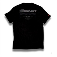T-SHIRT LOCAL SIZE RTSDVSN 444 | SHORT SLEEVE TRACKLINE MOTIF | Combed T-Shirt