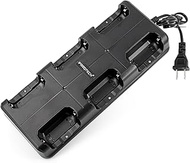 RT22 RT22S Six-Way Multi-Unit Charger Base Compatible with Zastone X6 NKTECH NK-U1 Zeadio ZS-B1 Luit
