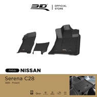 3D Mats พรมปูพื้นรถยนต์ NISSAN SERENA (C28) Hybrid 2025 - 2026  พรมกันลื่น พรมกันนํ้า พรมรถยนต์
