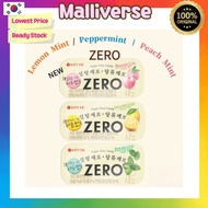 [Lotte] Zero Sugar Lemon Mint & Peppermint Candy (28g) Peach Mint (28g) 98% l Sugar Free Candy l Tin