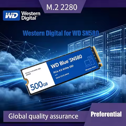 Western Digital WD Blue SN580 NVMe M.2 2280 SSD PCIe4.0 x4 Internal Solid State Drive 500GB 1TB 2TB