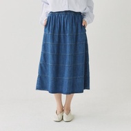 【Simply Yours】車線拼接牛仔裙 深藍F