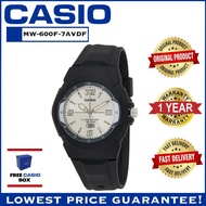 CASIO MW-600 ANALOG WATCH WITH 1 YEAR WARRANTY MW600 / MW-600/ MW600F/ MW-600F / MW600F-7AVDF / MW-6