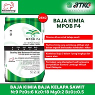 Real Strong MPOB F4 Bio-Chemical Fertilizer Baja Kelapa Sawit (NPKMB 9:6:18:2:0.5) 25KG